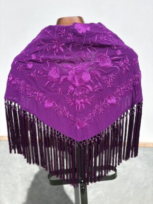 Mantón Beli morado
