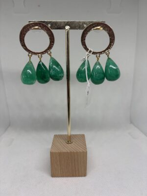 Pendientes esmeralda